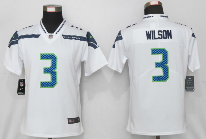 Women Nike Seattle Seahawks 3 Wilson White Vapor Untouchable Limited Jersey,We sell and wholesale Women Nike Seattle Seahawks 3 Wilson White Vapor Untouchable Limited Jersey on line form chian!